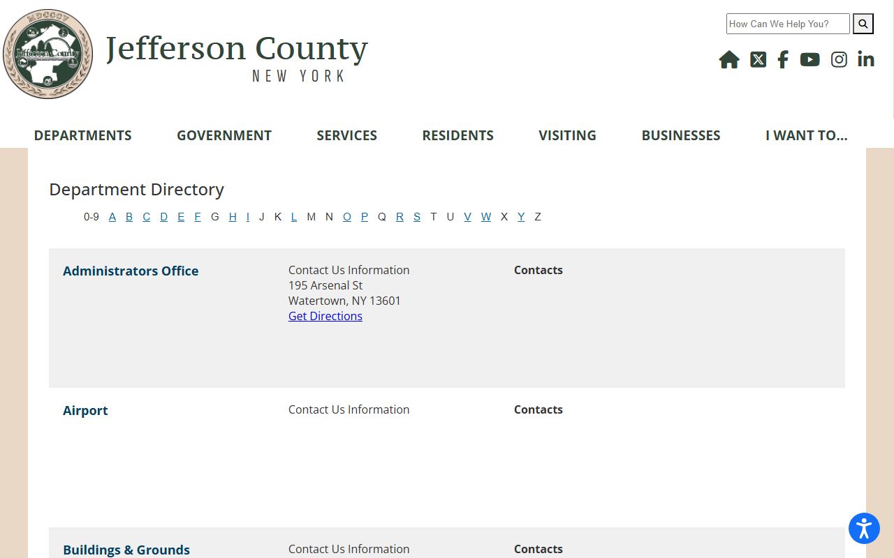 Jefferson County Clerk office for death index record searches in Jefferson County